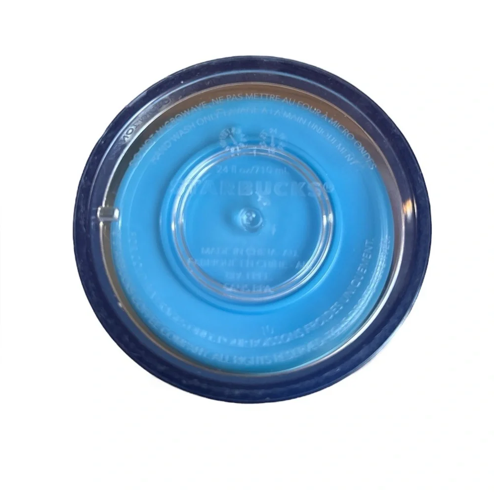 Starbucks Iridescent Blue Tumbler.Siren‎ Mermaid Color Changing 24 oz. Preowned